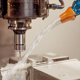cnc machine running