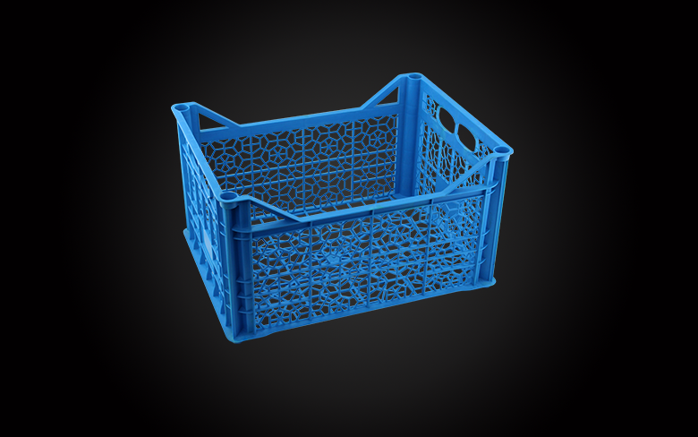 blue crate